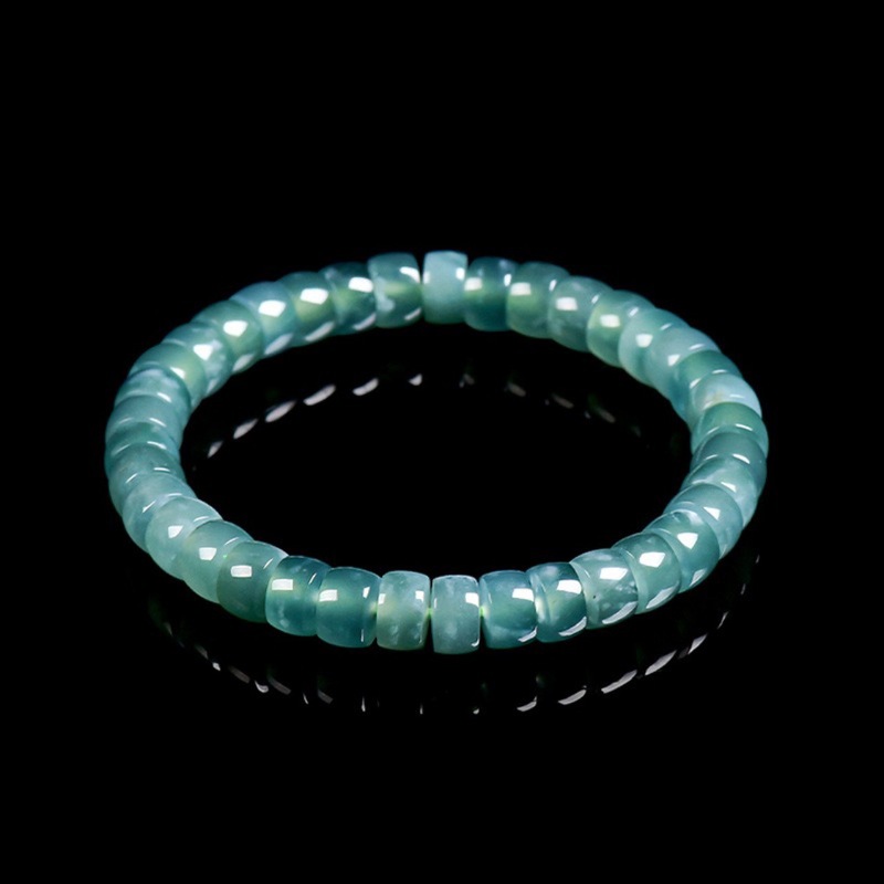Jewelry & Watches Vitopoulos - Natural Grade A Jadeite Blue Water