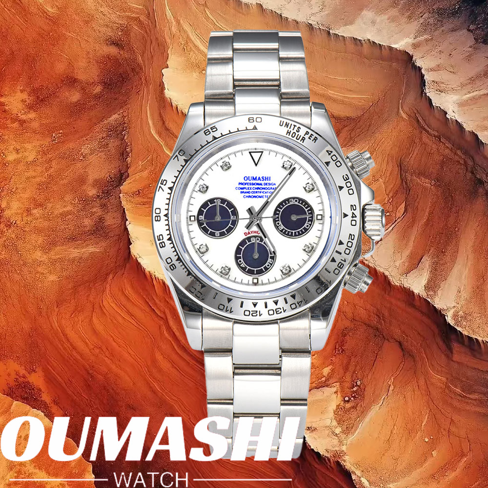 Jewellery Watch - Luxury VK63 Watches Sapphire Glass 316L