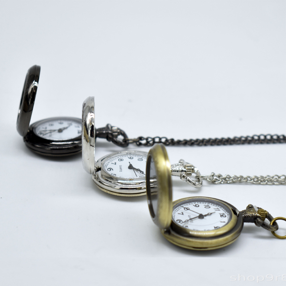Custom Vintage Metal Pocket Wa - Jewellery Watch ulasan dan harga