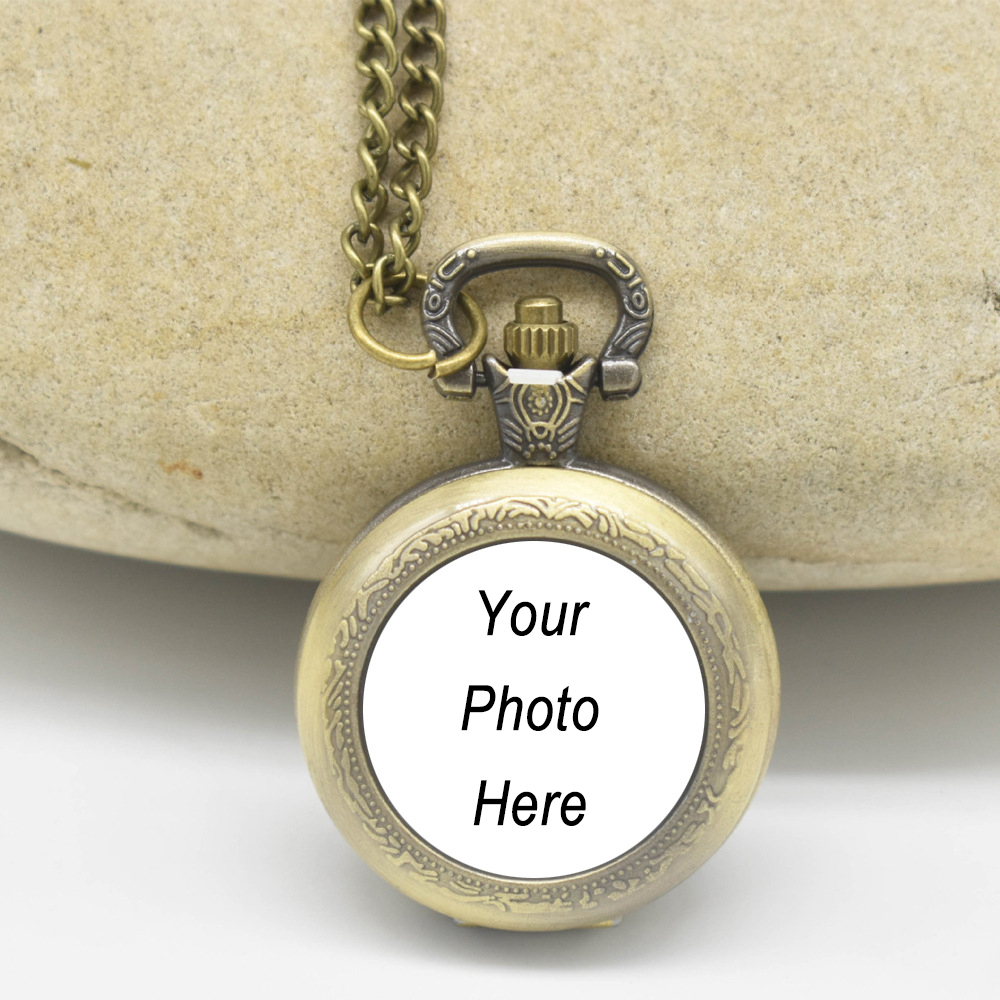 Custom Vintage Metal Pocket Wa - Jewellery Watch ulasan dan harga