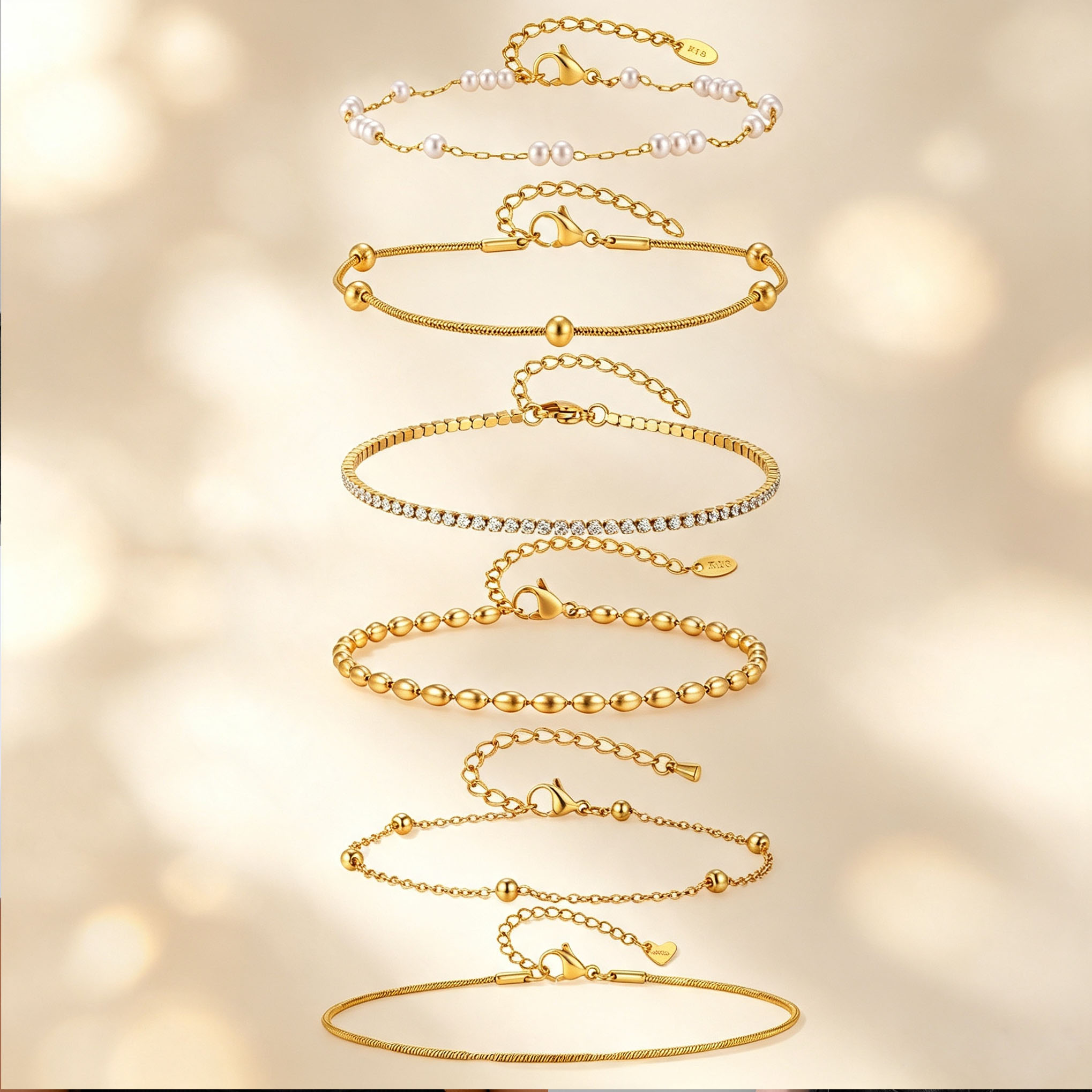 Women's Dainty Snake Chain Ank - Jc Jewelry & Watches ulasan dan harga