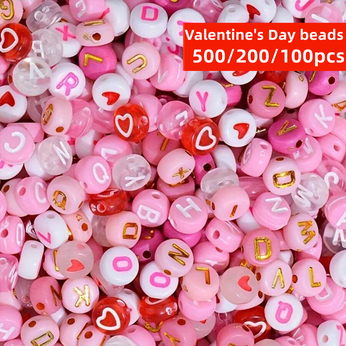 500/200/100pcs 7mm Random Styl - Jewelry Quotes ulasan dan harga