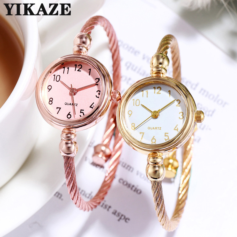 YIKAZE Women Watches Small Gol - Jewelry Watches Gold ulasan dan harga