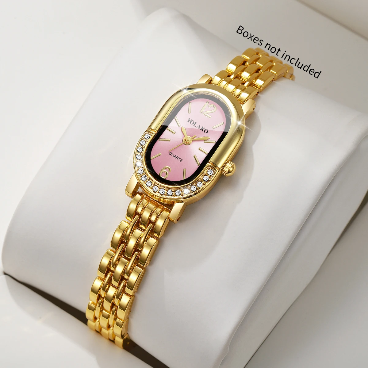 Luxury Rhinestone Women Quartz - Jewelry Watches Gold ulasan dan harga