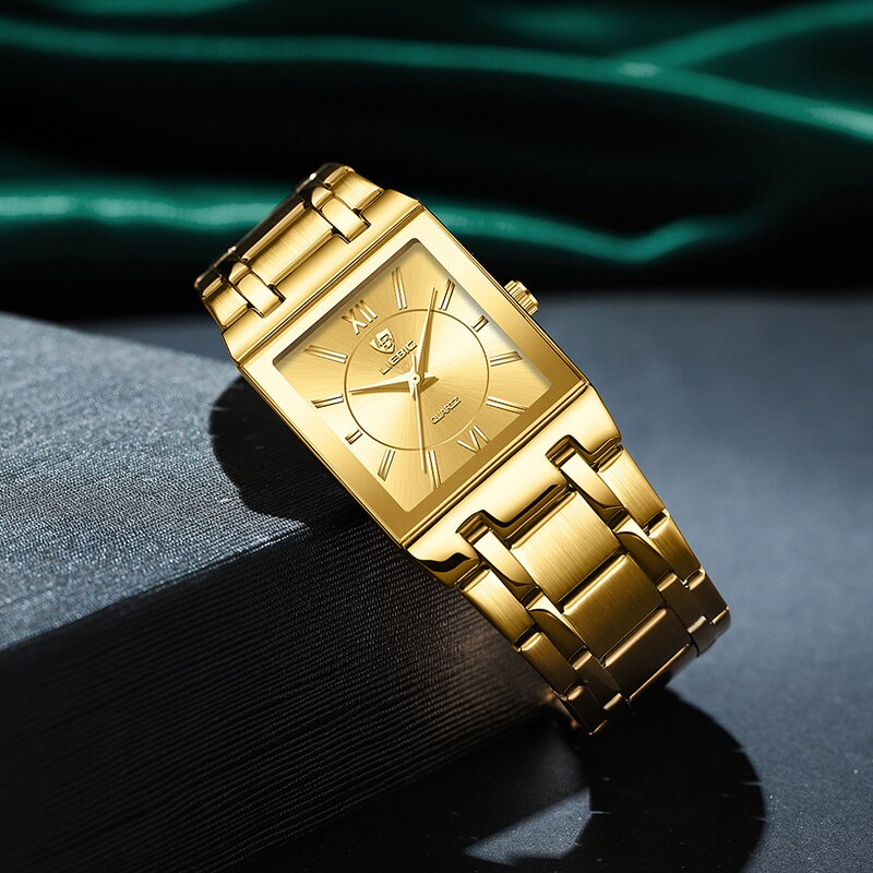 LiEBIG Luxury Golden Quartz Wr - Jewelry Watches Gold ulasan dan harga