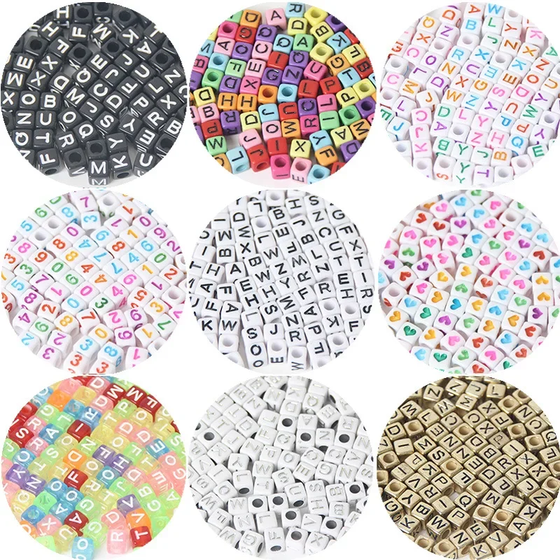 100/200/300/500Pcs Acrylic Let - Jewelry Quotes ulasan dan harga