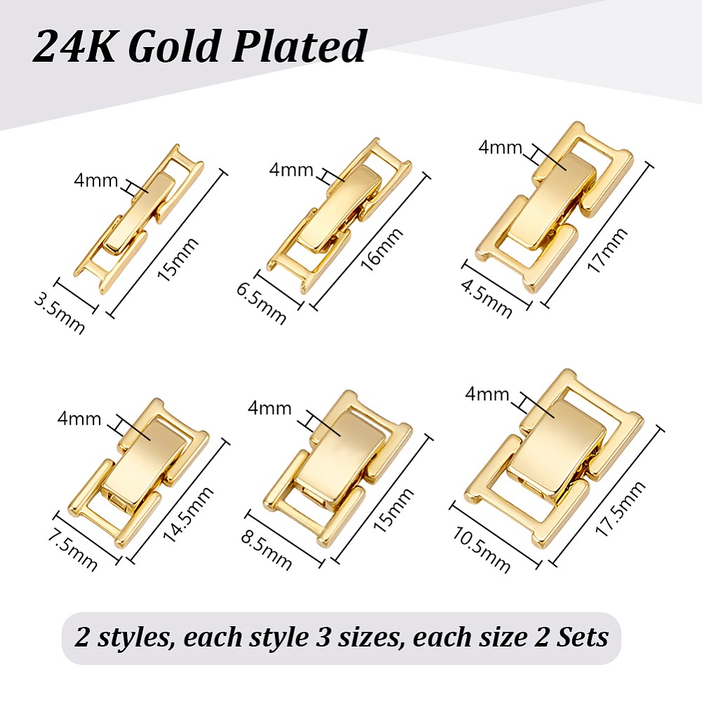 6 Style Brass Watch Band Clasp - Jewelry Watches Gold ulasan dan harga