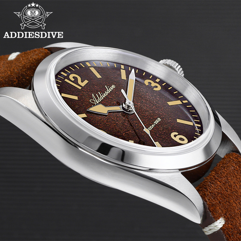 ADDIESDIVE 36MM 200M Waterproo - Leather Bracelet ulasan dan harga
