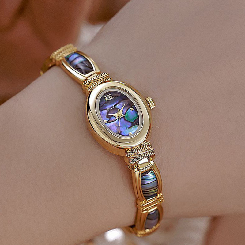 Oval Dial Women Bracelet Watch - Jewelry Watches Gold ulasan dan harga