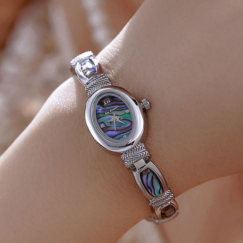 Oval Dial Women Bracelet Watch - Jewelry Watches Gold ulasan dan harga