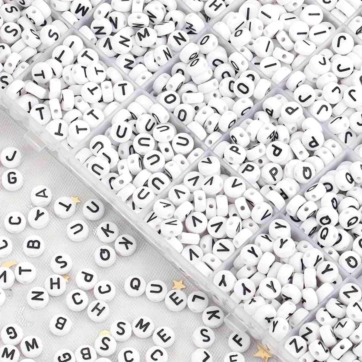 100-500PCS Acrylic A-Z 26 Lett - Jewelry Quotes ulasan dan harga