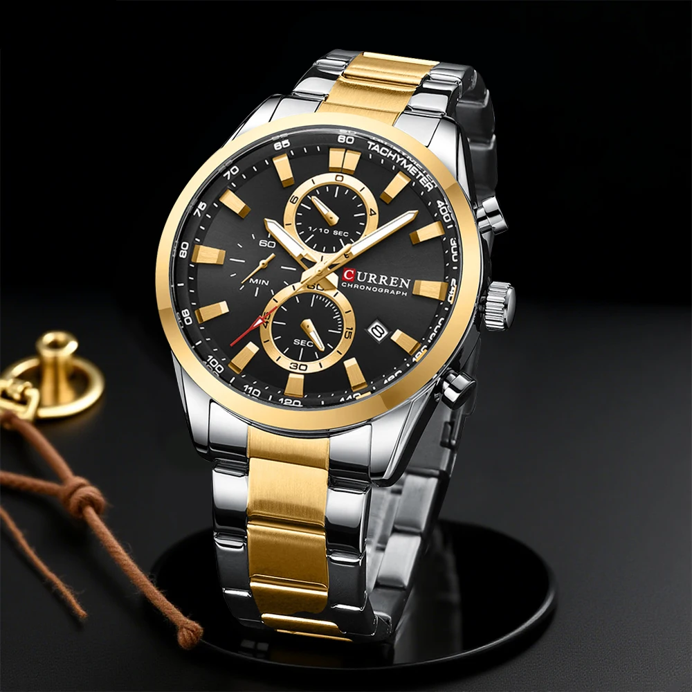 CURREN Casual Quartz Chrono Sp - Jewellery Watch ulasan dan harga