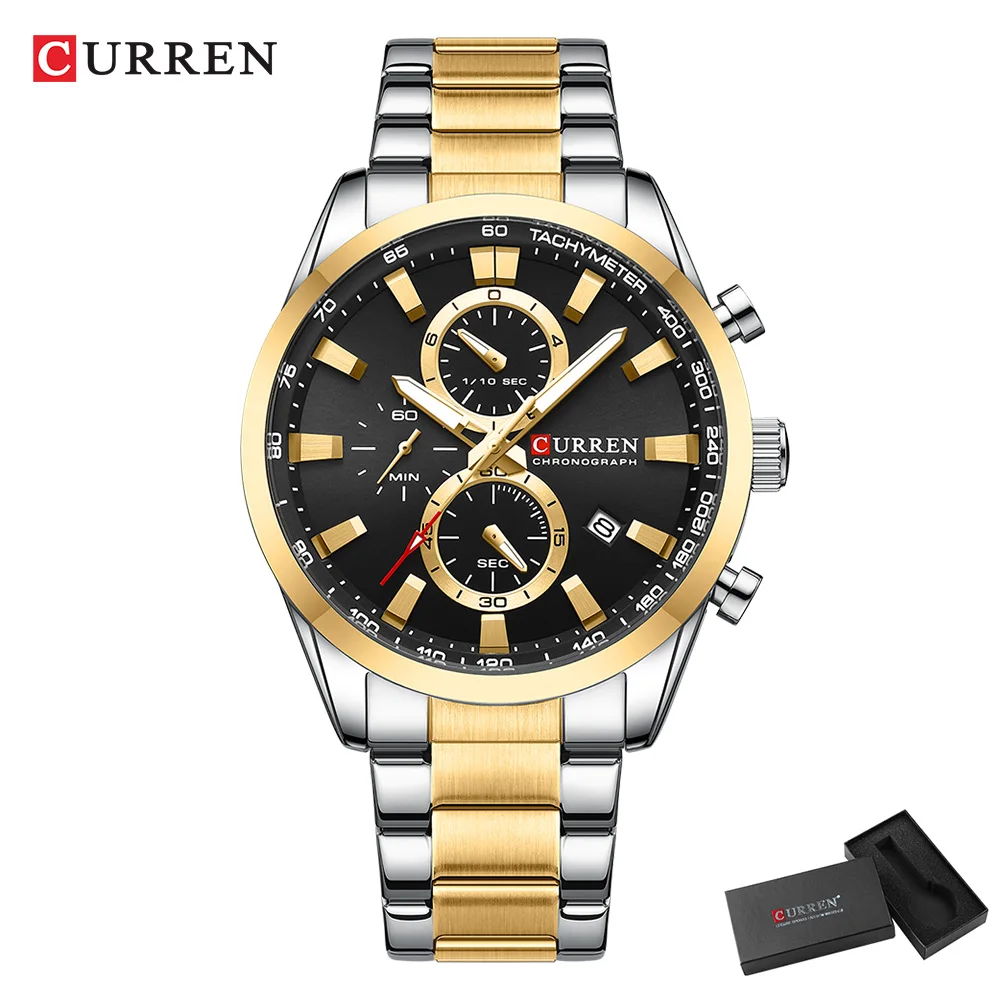 CURREN Casual Quartz Chrono Sp - Jewellery Watch ulasan dan harga