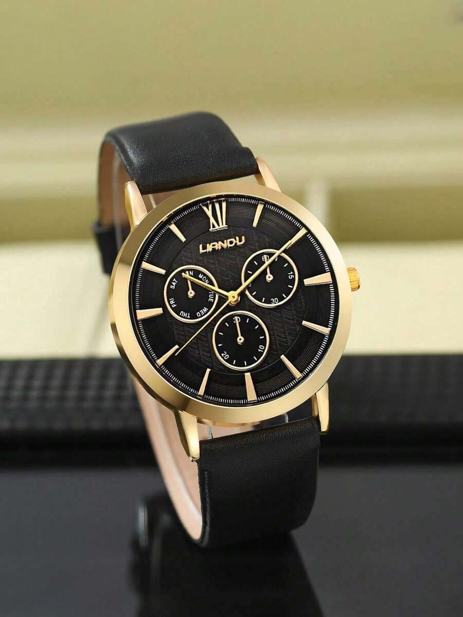 LIANDU LIANDU 1 Set Men's Fash - Jewelry Bracelet Watches ulasan dan harga
