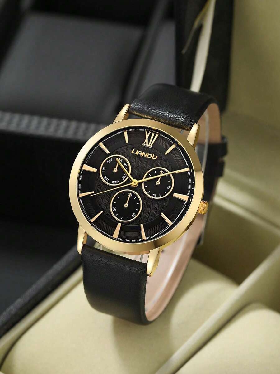 LIANDU LIANDU 1 Set Men's Fash - Jewelry Bracelet Watches ulasan dan harga