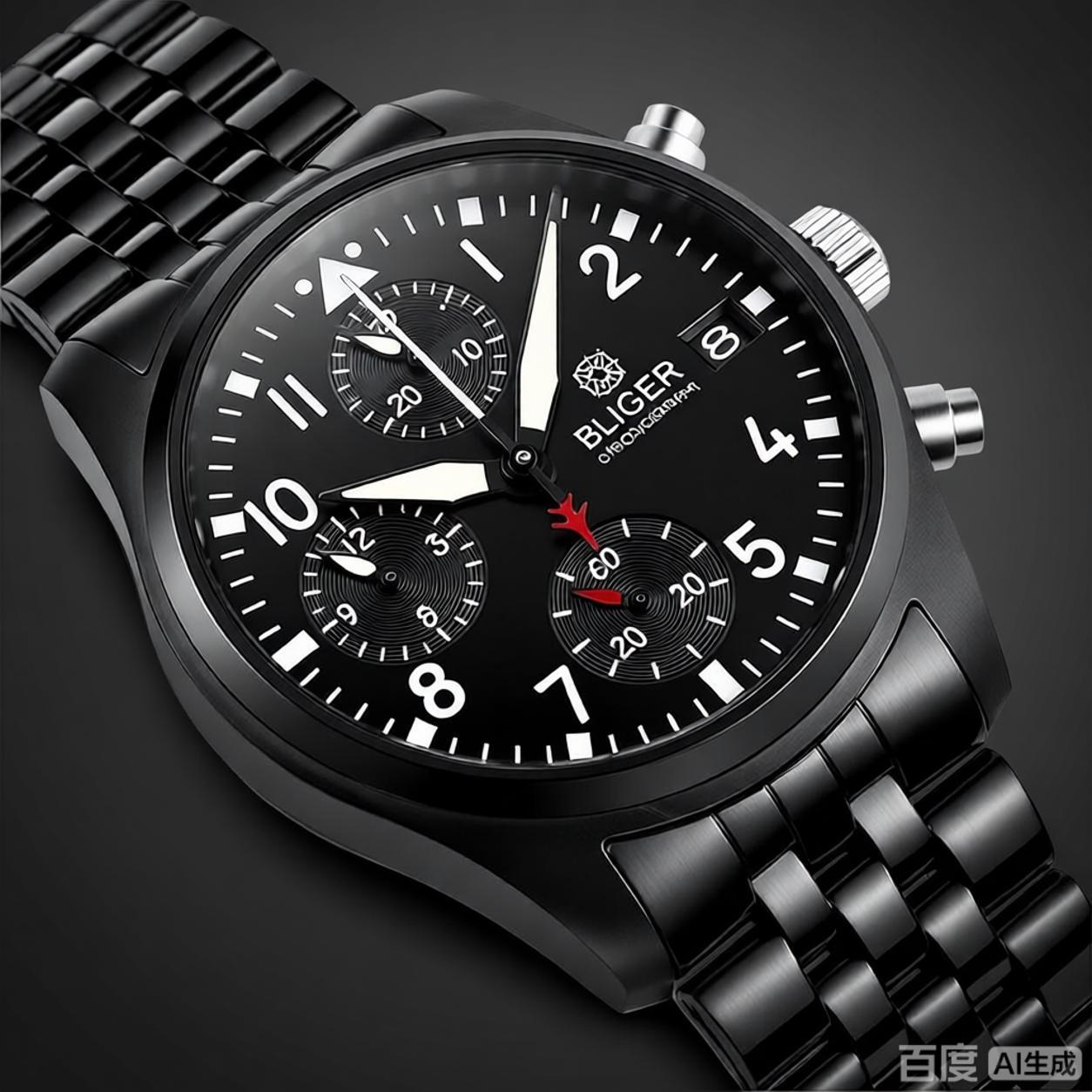 BLIGER Full Black Brushed 38mm - Jewellery Watch ulasan dan harga
