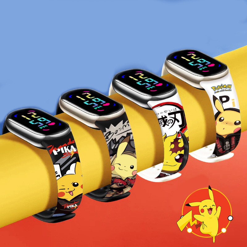 Pikachu Kids LED Watch Waterpr - Jewelry Bracelet Watches ulasan dan harga