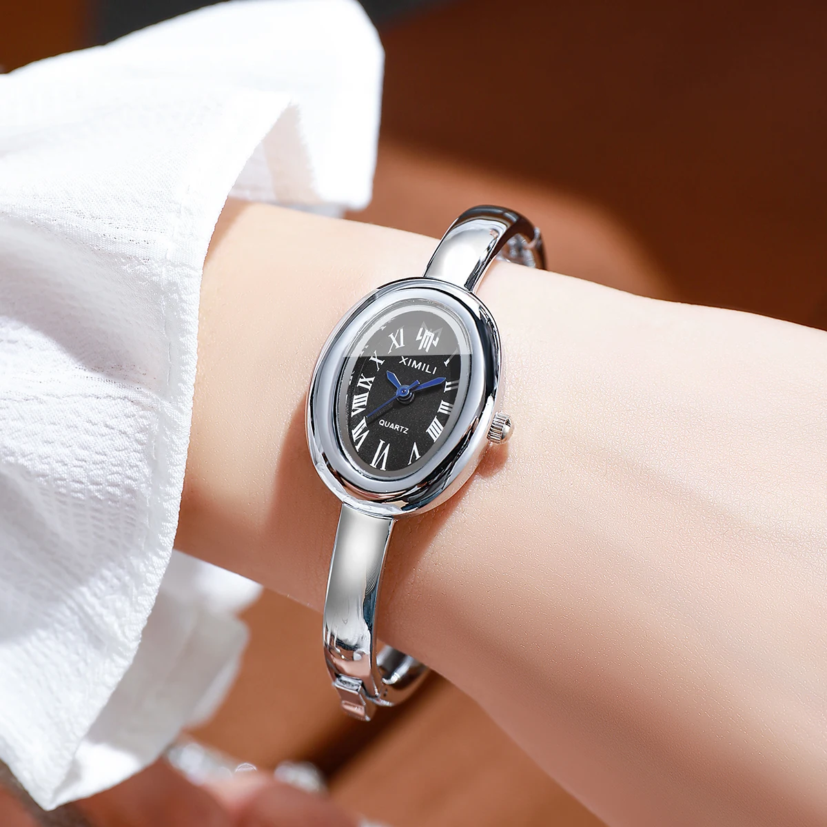 2026XIMILI Vintage Oval Bangle - Jewelry Watches Gold ulasan dan harga