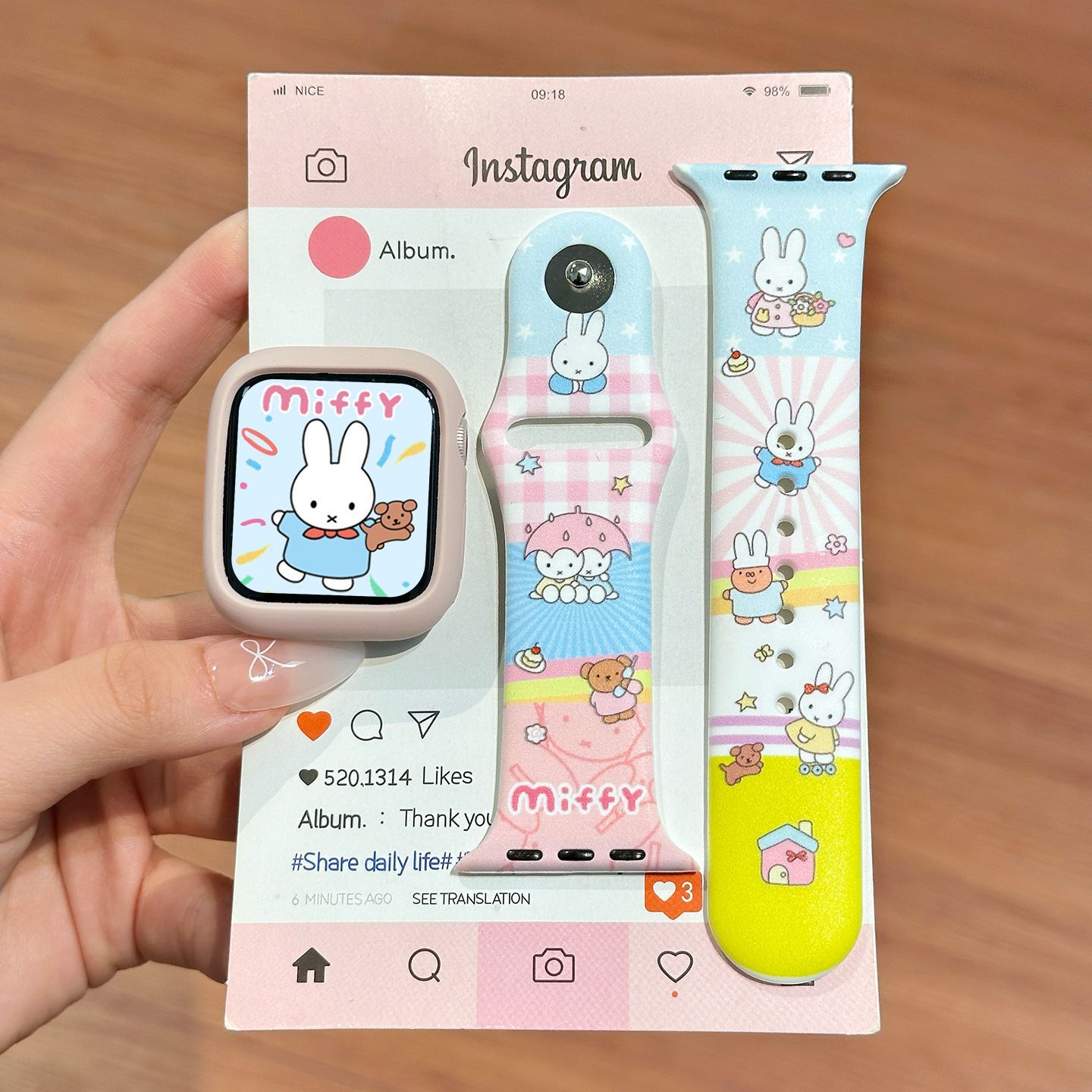 Dopamine Color Miffy Silicone  - Jewelry Bracelet Watches ulasan dan harga