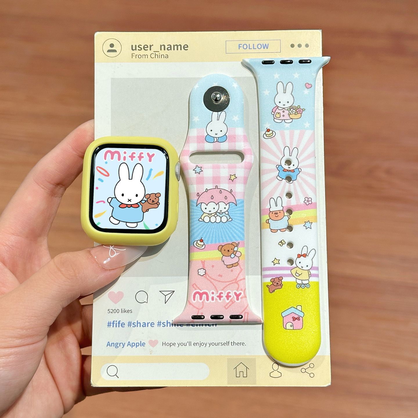 Dopamine Color Miffy Silicone  - Jewelry Bracelet Watches ulasan dan harga