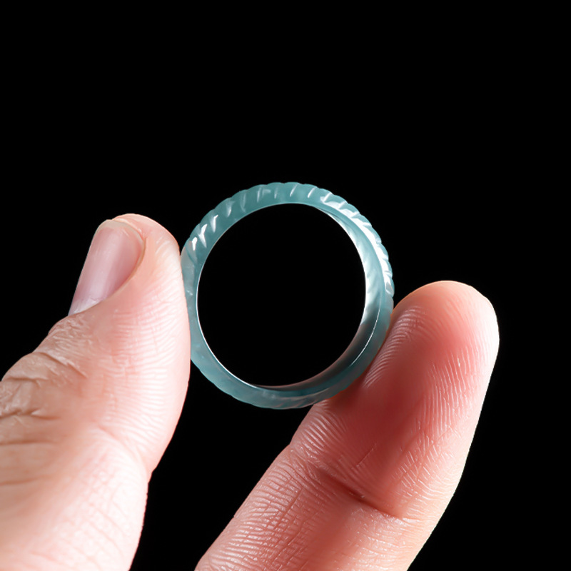 Blue Real Burmese Jadeite Ring - Jewelry & Watches Vitopoulos ulasan dan harga