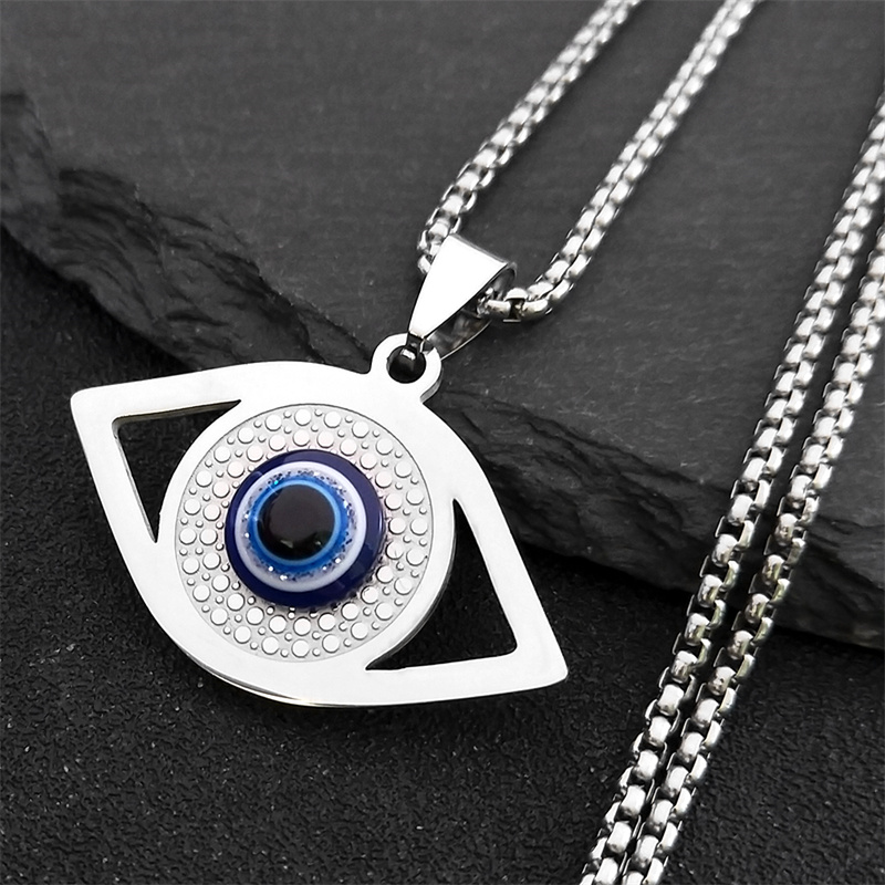 Islam Hamsa Evil Blue Eye Neck - Jewelry & Watches Vitopoulos ulasan dan harga
