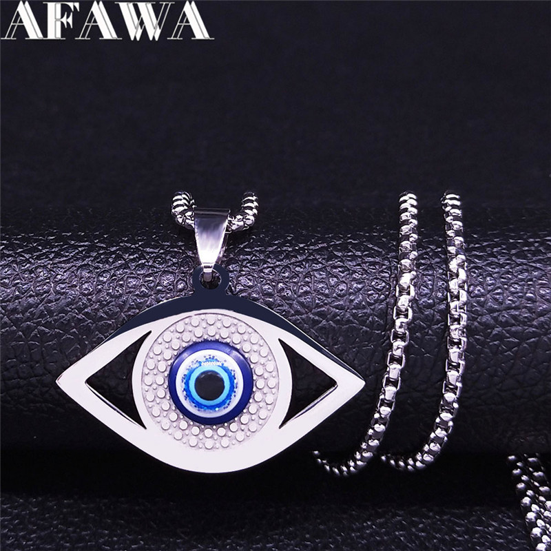 Islam Hamsa Evil Blue Eye Neck - Jewelry & Watches Vitopoulos ulasan dan harga