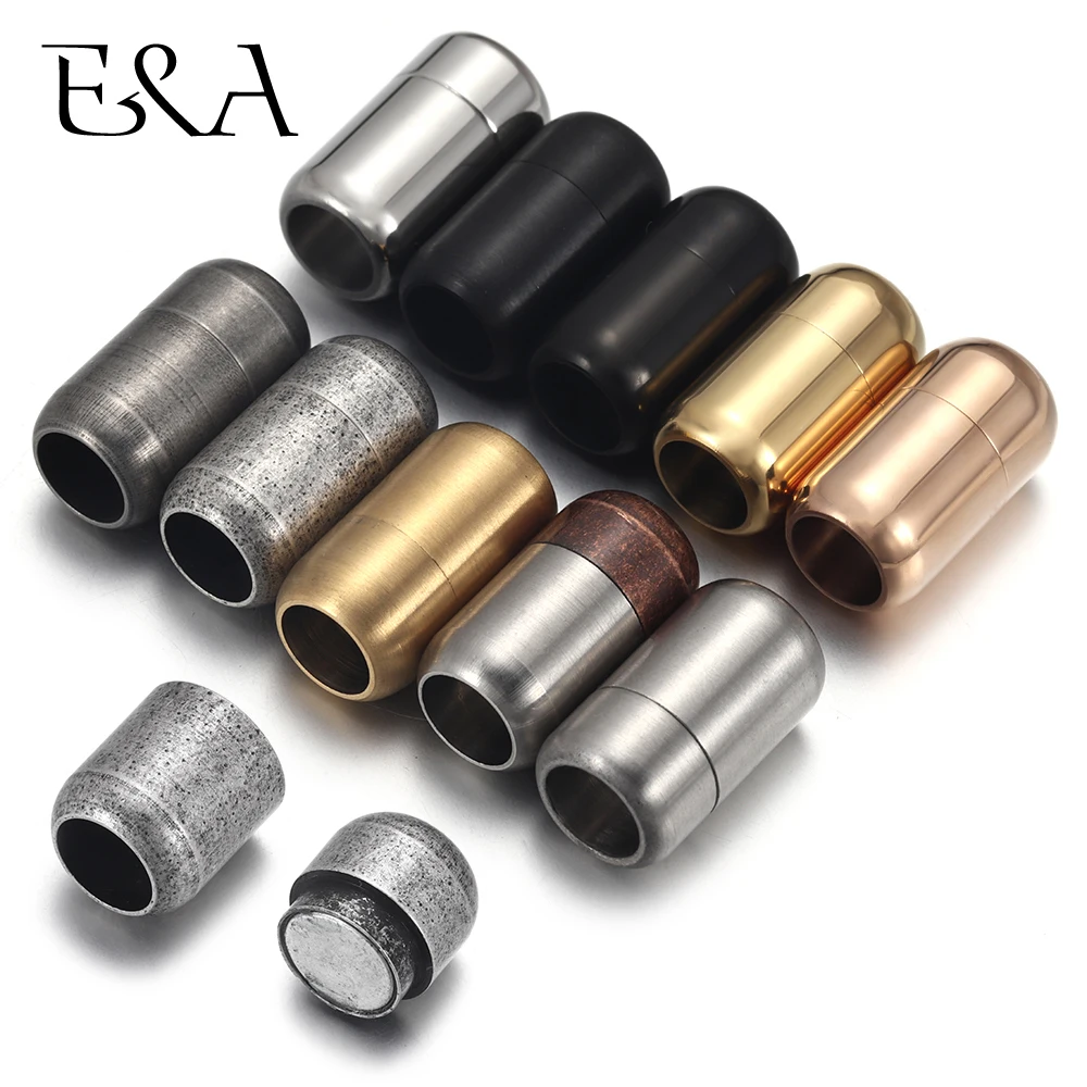 Stainless Steel 3mm-8mm Round  - Leather Bracelet ulasan dan harga