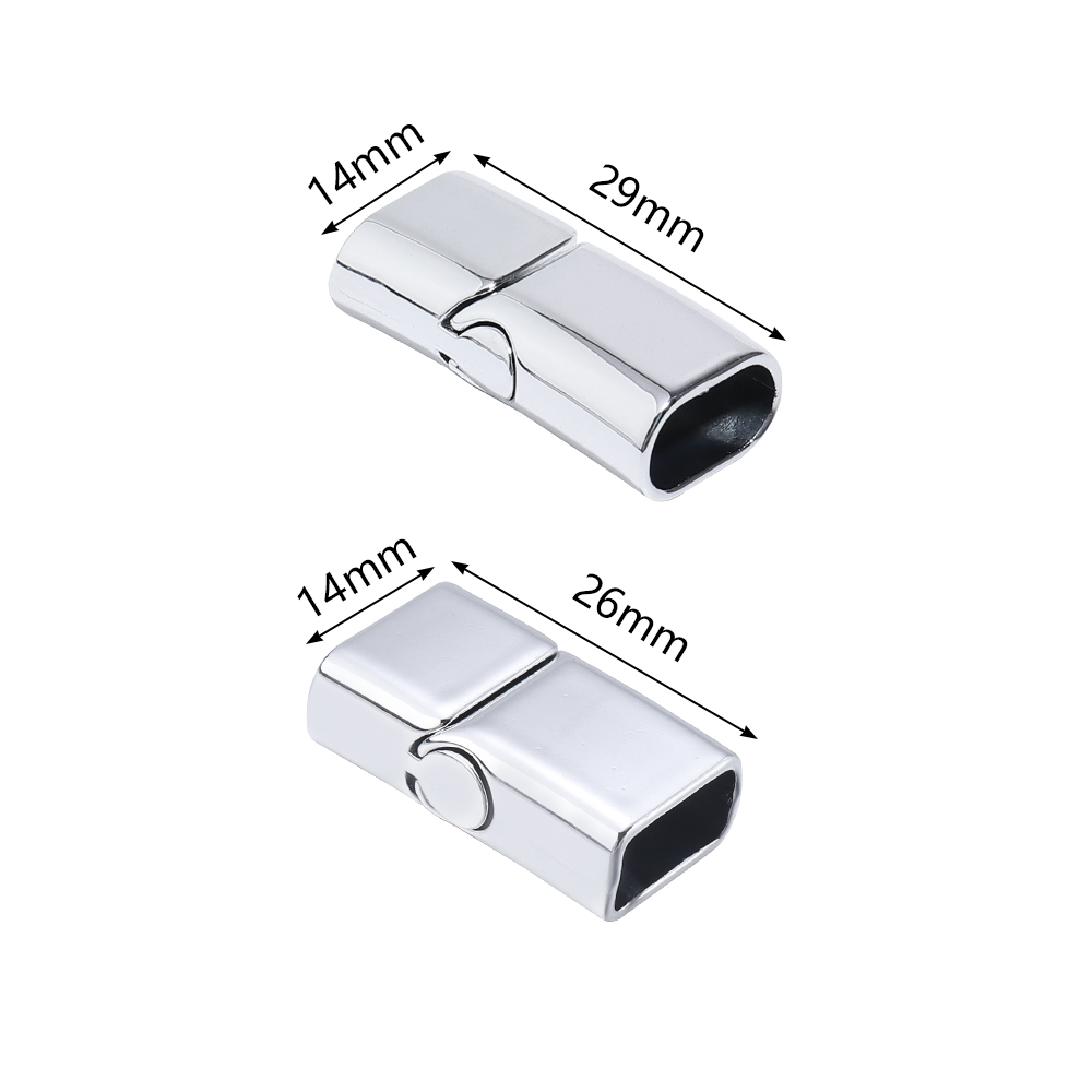 5Pcs Alloy Magnetic Clasps Rou - Leather Bracelet ulasan dan harga