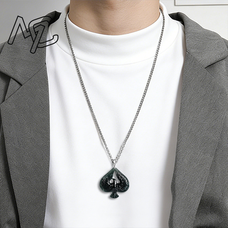 S925 Silver Natural Jade Black - Jewelry & Watches Vitopoulos ulasan dan harga