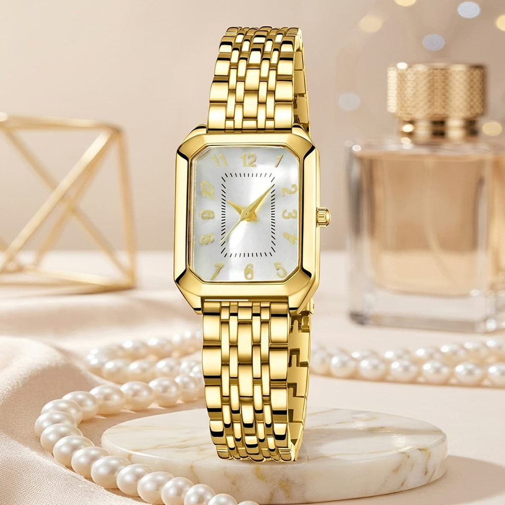 1Pcs Unisex Jewelry Watch Wome - Jewelry Watches Gold ulasan dan harga