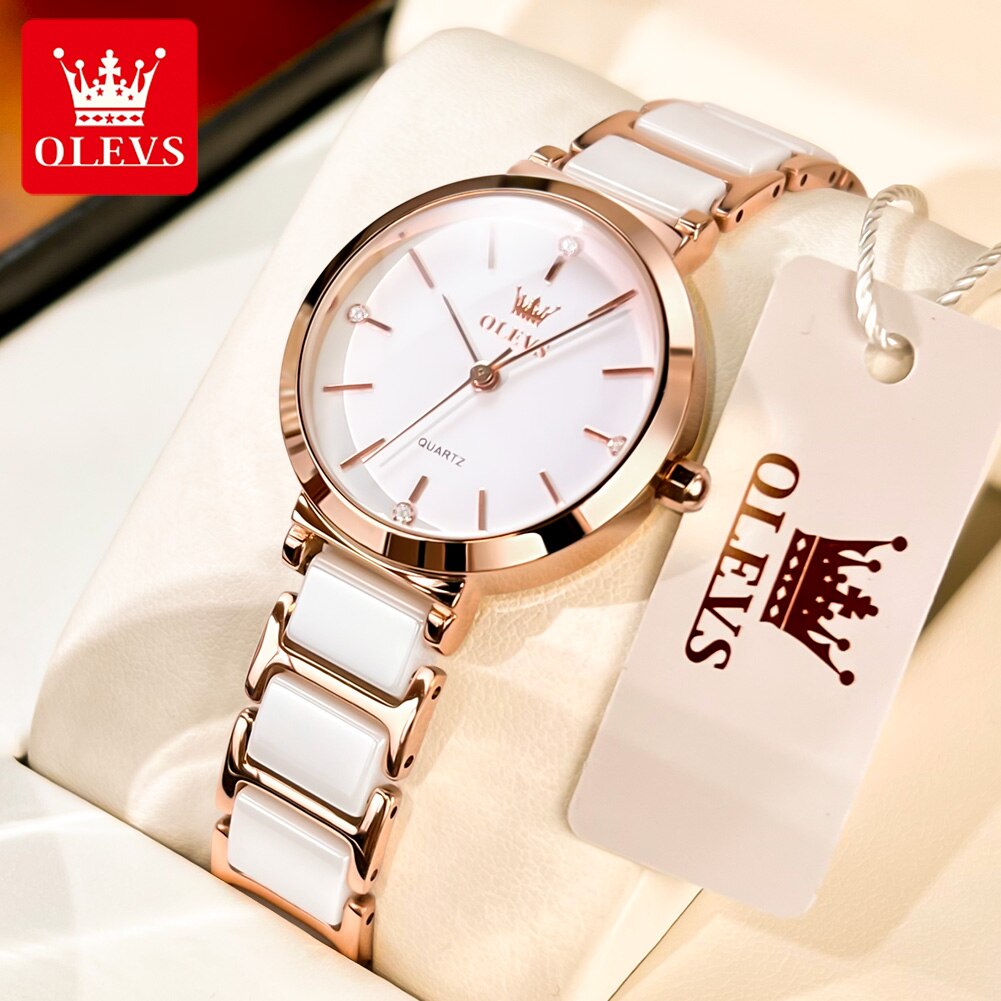OLEVS Fashion Women Watches Re - Jewelry Watches Gold ulasan dan harga