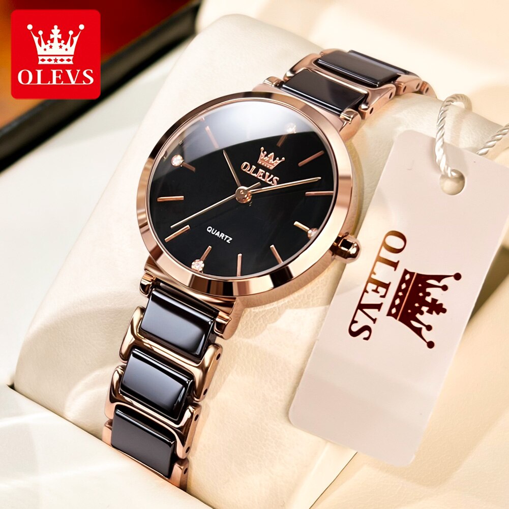 OLEVS Fashion Women Watches Re - Jewelry Watches Gold ulasan dan harga