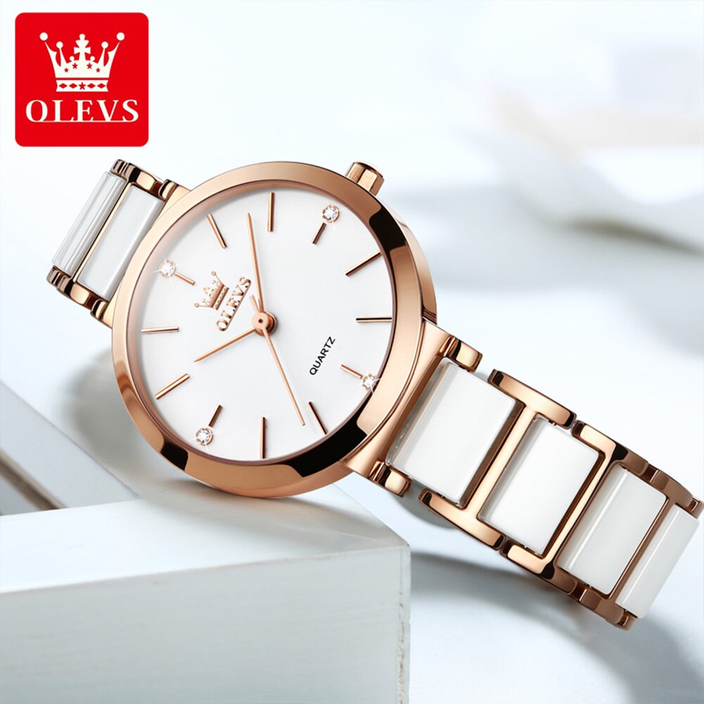 OLEVS Fashion Women Watches Re - Jewelry Watches Gold ulasan dan harga