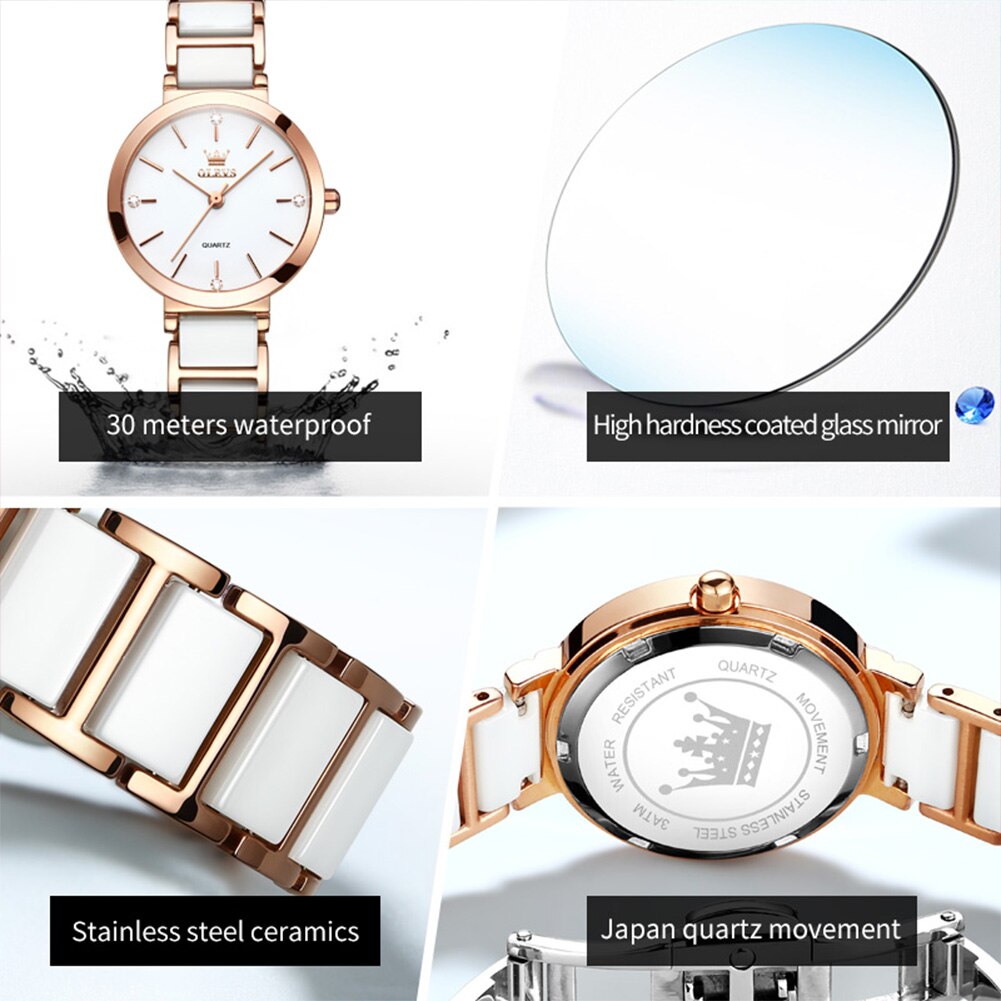 OLEVS Fashion Women Watches Re - Jewelry Watches Gold ulasan dan harga